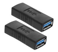 NUOBESTY Connettore Usb Femmina-femmina 3.0 Per Pc Set 2 Pezzi Trasmissione Dati Rapida Compatto e Leggero Per Collegamenti Veloci