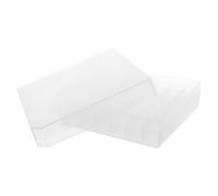 NUOBESTY Contenitore per Fiale con Scomparti in Plastica Trasparente Scatola per Provette da Soluzione per Conservazione di Fiale in Laboratorio Organizer per Scatola Ermetica per Congelato