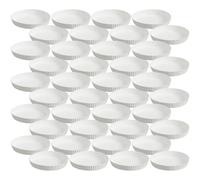 NUOBESTY Coperchi di carta per bevande, 150 pezzi, 7 cm, carta, impilabili, usa e getta, per caffetterie e vita quotidiana