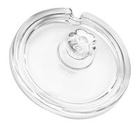 NUOBESTY Coperchio in Vetro Trasparente per Tazza a Cupola, Copritazza Rotondo per Bevande, Accessorio per Tazze da Colazione e Uso Domestico, Protezione Antigoccia per Esterni