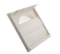 NUOBESTY Copertura di ventilazione dell'essiccatore sfogo Copertina ai all'aperto Maglia copertura dello sfiato esterno copertura di ventilazione in rete schermo di ventilazione AbS bianca