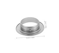 NUOBESTY Copertura Flangia Tubo Acciaio Inox Resistente Al per Foro Muro Caldaia Protezione Detriti per Impianti Idraulici e Climatizzazione Accessorio Decorativo per Pulite