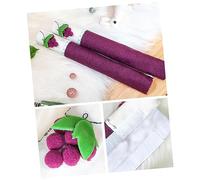 NUOBESTY Copertura per Maniglia Frigorifero Stampato Floreale Viola 2 Pezzi Chiusura a Strappo e Design Pastorale Decorativo per Elettrodomestici da Cucina