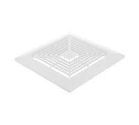 NUOBESTY Copertura Per Scarico Del Bagno Con Molle Per Quadrata Da Soffitto Parete Deviatore d Aria Diffusore d Aria Per Ventilazione Efficiente e Prevenzione Da Polvere e Insetti