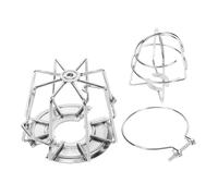 NUOBESTY Copertura Protettiva Antincendio per Testina Sprinkler in Ferro Gabbia di Protezione da Urti Montaggio a Parete Set 2 Pezzi per Sistemi di Soppressione Incendi in Edifici