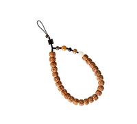 NUOBESTY Cordino per Telefono Legno Ciondolo Antisgualcitura per Smartphone per Scuola Esterno