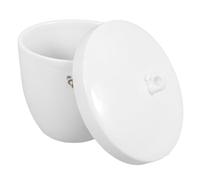 NUOBESTY Crogiolo in Porcellana da Laboratorio Resistente al Calore per Calcificazione e Fusione Chimica Crogiolo Ceramico Durevole per Esperimenti Industriali e Scientifici