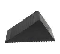 NUOBESTY Cunei per Ruote in Gomma Neri 125X75X60Mm Fermaruota Triangolare Portatile per Auto e Veicoli Compatti Blocco Pneumatici Multifunzionale Stabile per Viaggi e Officina