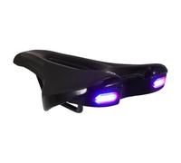 NUOBESTY Cuscino Adatto per e Bici da Corsa Bici in Pu Nero Confortevole per Luce Posteriore, Design Allargato Mountain Bike