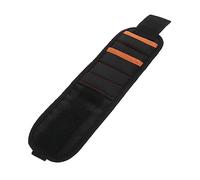 NUOBESTY Da Polso Per Elettricisti Cinturino Oxford Resistente Nero Trattenere Chiodi Bulloni Rondelle e Punte Da Trapano