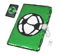 NUOBESTY Diario Con Taccuino Dello Studente Taccuino Della Sirena Quaderno Ragazzi Quaderno Di Calcio Di Peluche Diario Per Bambini Rivista Alunno Completo Da Calcio Paillettes