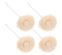 NUOBESTY Diffusore di Oli Essenziali Fiori Secchi Naturali, Mini Diffusore Aromatico in Cotone per Decorazioni Fai da Te, Set da 4 Pezzi per Casa, Ufficio e Bagno