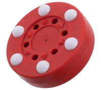 NUOBESTY Disco da Hockey su Rotelle Rosso in Pp per Allenamento Professionale e Personale, Miglioramento Equilibrio e Pattinaggio, per Atleti e Donne