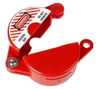 NUOBESTY Dispositivo di Bloccaggio Valvola a Saracinesca 25-64 MM in ABS Resistente Disco di Sicurezza Rosso per Rubinetti Esterni Blocco Valvola Antimanomissione per Impieghi Industriali