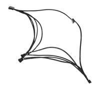 NUOBESTY Divisore Cavo Ventola PC 1 a 5 Hub Ventola Pwm Plastica Durevole e Conveniente per Raffreddamento Computer