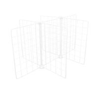 NUOBESTY Divisore per Congelatore in Metallo Saldato Ripiano Organizer a 6 Scomparti per Conservazione Alimenti Separatore per Ripiani Cucina e Freezer Domestico o Commerciale Gestione