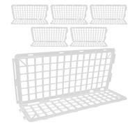 NUOBESTY Divisori per scaffali da supermercato 6 pezzi: divisori per la selezione di frutta e verdura - Ringhiera di protezione per scaffali a gondola per vendita al dettaglio per pile di alimenti