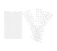 NUOBESTY Espositore per Campioni Nail Art 480 Pezzi 4 Set Trasparente 3d Mezza Sfera Tavolozza Colori Unghie per Manicure Pratica e Visualizzazione Smalto