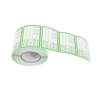 NUOBESTY Etichette per Reagenti Resistenti All'acqua e Chimiche in Materiale Sintetico Pp Verde Chiaro per Contenitori di Soluzioni di Laboratorio e Bottiglie Chimiche, per Università