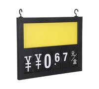 NUOBESTY Etichette Prezzo Cancellabili con Ganci per Frutta e Verdura A4, Cartellini Prezzo Vuoti per Supermercati e Negozi al Dettaglio, Pannello Espositivo Resistente per Mercato