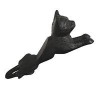 NUOBESTY Fermaporta in Ferro per Camera da Letto Decorazione A Forma di Gatto - Fermaporta in Metallo