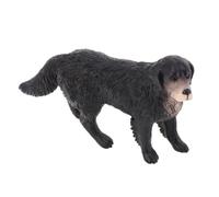 NUOBESTY Figura Cane Labrador Finto Nero in Plastica Realistica Decorazione Casa e Gioco Educativo per Ornamento Animale Divertente e Sicuro