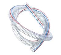 NUOBESTY Flessibile Spirale in Trasparente Resistente Allusura e Temperature per Travaso Carburante Acqua e Versatile per Pompe e Irrigazione Metri