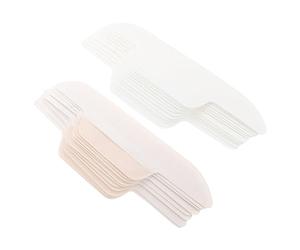 NUOBESTY Fodera Assorbisudore Cappello Antisudore 24Pezzi Fodere Colletto Camicia Ultra Sottile per Interviste Meeting Partite