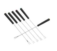 NUOBESTY Forchette da Barbecue Riutilizzabili 18 Pollici in Acciaio Inossidabile Design Elegante e Manico e Grigliate All'aperti per Formaggi, Verdure