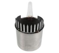 NUOBESTY Fruit Picker Head Basket in Acciaio Inossidabile Resistente Cestello Raccolta Frutta Portatile per Giardino e Frutteto Adatto per Pere Agrumi Prugne Pesche e Bacche