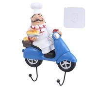 NUOBESTY Gancio da Parete senza Chiodi per Cucina Gancio Portaoggetti Creativo Blu per Maschera e Tazze Facile da Installare Adatto a Sala da Pranzo e Ufficio