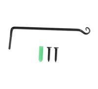 NUOBESTY Gancio in Ferro Nero per Appendere Vasi e Fioriere Portavasi da Parete per Balcone e Giardino Staffa Resistente per Piante Lanterna e Decorazioni