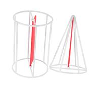 NUOBESTY Geometrico Cilindro e Cono con Cornice Rotante Solidi Geometrici per Aula Aiuto Didattico per Volume e Geometria Scuola Elementare