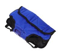 NUOBESTY Gilet per Vitelli Ragazzo Ragazza Blu, Imbottito, per Protezione dal Freddo | Design Avvolgente Sul Ventre, Morbido e Confortevole, per Uso Quotidiano in Clima Rigido