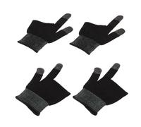 NUOBESTY Guanti Da Gioco in Fibra Di Carbonio Guanti Touch Screen Leggeri Copri Dita Tessuto Elasticizzato e Antiscivolo Per Gaming e Uso Quotidiano