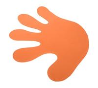 NUOBESTY Guanti da Tifo a Mano in Eva Arancia, Facili da Indossare | Accessori per Feste a Tema e Tifo allo Stadio, Forma a Cinque Dita, per Organizzatori e Clienti del Bar