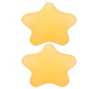NUOBESTY Hand Squeezer Exerciser a Stella 2 Pezzi in TPR Giallo per Rafforzamento Polsi e Braccia a Casa