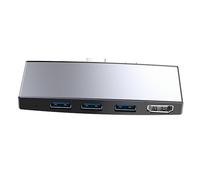 NUOBESTY Hub USB Dati Hub Supporto Dock Portatile per Surface Pro Accessori per Computer Materiali