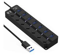 NUOBESTY Hub USB Porte Adattatore USB Multiporta Splitter USB per Laptop per Tastiera Mouse unità
