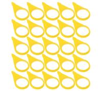 NUOBESTY Indicatore Dadi Ruota Allentati 33 MM 100 Pezzi Copridadi Ruote in Plastica per Auto e Camion Metodo Visivo di Sicurezza per Monitoraggio Bulloni e Manutenzione Veicoli