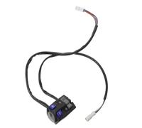 NUOBESTY Interruttore di Controllo Clacson e Indicatori di Direzione per Veicoli a Due Ruote Pulsante Luce Multifunzione Accensione Fari Kit Compatibile per Modifica Motociclette e Uso