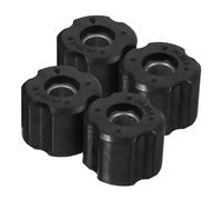 NUOBESTY Kit 4 Boccole Cuscinetti per Tosaerba e Decespugliatore Boccola Sterzo per Tubo Alluminio 26/28 MM Ricambi per Utensili Giardino Sostituzione Mandrino e Cuscinetto Ruota