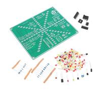 NUOBESTY Kit Di Luce Esplosivo Kit Led Elettronico Kit Didattico Sulla Saldatura Kit Di Progetto Elettronico Fai -da -te Luce a Led a Flusso Di Velocità Kit Di Circuiti Fai -da -te Plastica