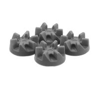 NUOBESTY Kit di Riparazione 4 Pezzi Giunto di Trasmissione in Gomma Grigio per Accoppiatore Motore Miscelatore, Pezzi di Ricambio per Frullatore da Cucina, Compatibile Giunto Base