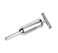 NUOBESTY Kit Insaccatrice per Salsicce in Acciaio 201 Grande Tubo per Insaccatrice Resistente e Sicuro Strumento per Riempire Salsicce e Carne Macinata per Uso Domestico e Cucina