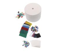 NUOBESTY Kit per Fusione Vetro da Microonde, per Artigiani | Carta di Rivestimento Inclusa, Design Compatto e Portatile, per Creazioni Fai da Te a Casa