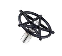 NUOBESTY Lavabicchieri a Stella Connettore 1/4 Pollici in Acciaio Inox | Bicchieri e Calici, Pp Nero, Uso Semplice e Pulizia Rapida, per Caffetterie e Negozi di Tè al Latte