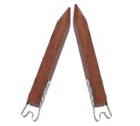 NUOBESTY Legno e Metallo 2 Pezzi Strumento per Modellare e Rifinire Piede della Ceramica 12,8x1,2 Cm Design Ergonomico Compatto per Studi d'Arte e Laboratori Domestici