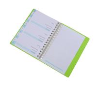 NUOBESTY Libro delle Password Copertina Rigida con Tab Alfabetici, A6 | Spirale Rilegata, Sezioni Extra e Design Ricaricabile, per Ufficio e Anziani, Colore Verde Chiaro