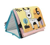 NUOBESTY Libro di Stoffa Educativo per Animali Colorati e Calendario Gioco Sensoriale per Ragazzo Ragazza Materiale Resistente e Creativo per Sviluppo Precoce